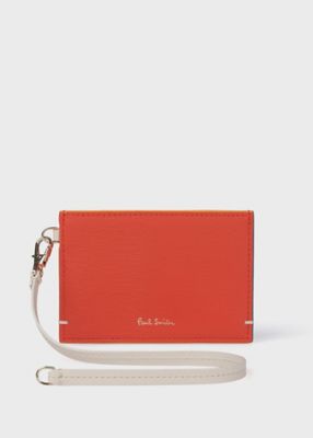 Paul Smith (Women)/ポール・スミス カラードエッジ パスケース(555422W740) アカ パスケース・IDホルダー【三越伊勢丹/公式】