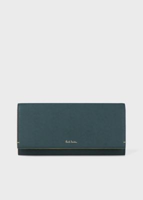 Paul Smith (Women)/ポール・スミス カラードエッジ 長財布(555422W747) オリーブ 財布・マネークリップ【三越伊勢丹/公式】