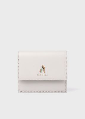 ポールスミス 二つ折り財布 マーケトリースワールラビット ベージュ マーケトリースワールラビット 2つ折り財布