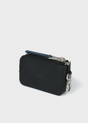 新品 ポールスミス キーケース ケース付 ブラック 小銭入 飛行機モチーフ Paul Smith（ポール・スミス） 【名入れ】ポールスミス キーケース