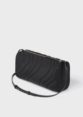 【極美品】ポールスミス　ショルダーバッグ　キルティング　ワッペンロゴ　ブラウン 極美品】ポールスミス ショルダーバッグ キルティング ワッペンロゴ