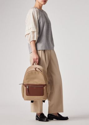 Paul Smith リュック バックパック 2WAY ブラウン A4 モダンナイロン バックパック（555432WN202R） | Paul