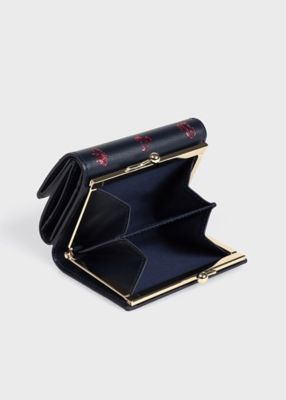 カラードゥードゥル 3つ折りがま口財布（555433W180