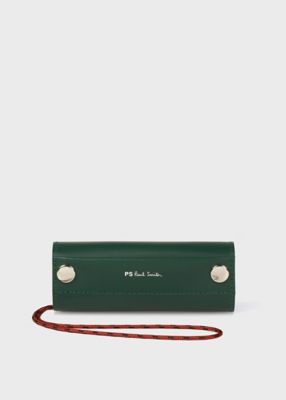 激レア！PaulSmith 折りたたみグリーンカラー骨　お値下げ PSポケッタブル パッカブル トートバッグ（555434WB280T