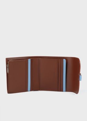 Paul Smith　ベルトストラップ 2つ折財布　ブラウン　バイカラー ベルトストラップ 2つ折り財布（555435W100） | Paul Smith