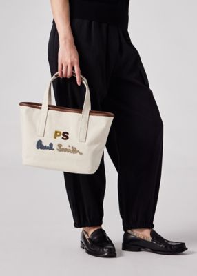 PS Paul Smith woman ポールスミス リクルートバッグ PSロゴエンブロイダリー ミニトートバッグ