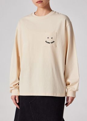 ウィメンズ ”Happy” ロングスリーブTシャツ