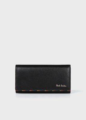 Paul Smith (Men)/ポール・スミス ブライトストライプトリム キーケース(813005P842CA) クロ ハンドバッグ・財布【三越伊勢丹/公式】