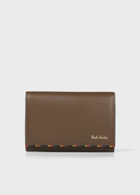 ＜Paul Smith (Men)＞ブライトストライプトリム　名刺入れ（８１３００５Ｐ８４４）