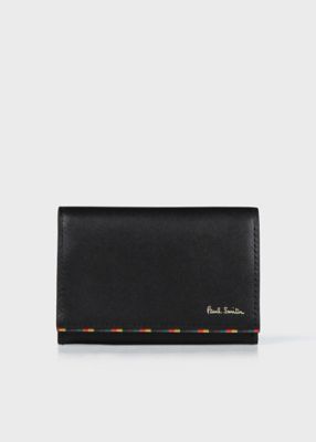 ＜Paul Smith (Men)＞ブライトストライプトリム　名刺入れ（８１３００５Ｐ８４４ＣＡ）