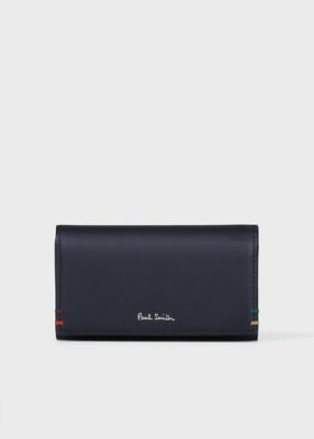ポールスミス ステッチハイライト エンボスロゴ マネークリップ 黒 新品 ポールスミス 箱付 ステッチハイライト エンボスロゴ