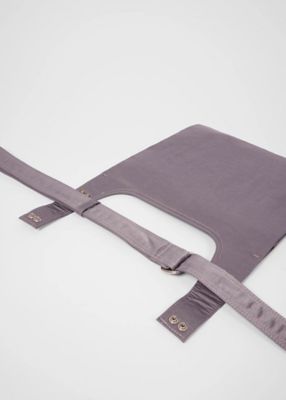 ”Ｃｒｏｐｐｅｄ　Ｌｏｇｏ”　シャイニーナイロン　ショルダーバッグ（８１３０４４８０１２ＮＳＨ）