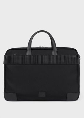 ＜Paul Smith (Men)＞シャドーストライプ　２ＷＡＹブリーフケース（８１３０５９Ｎ７０２）