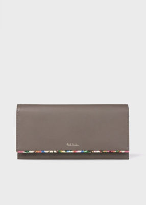 ＜Paul Smith (Women)＞マーガレットプリントトリム　長財布（８４５００８６６２０Ｗ５６４＿＿＿＿）