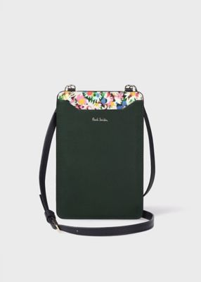 マーガレットプリントトリム　ネックポーチ（８４５００８Ｗ５６５）