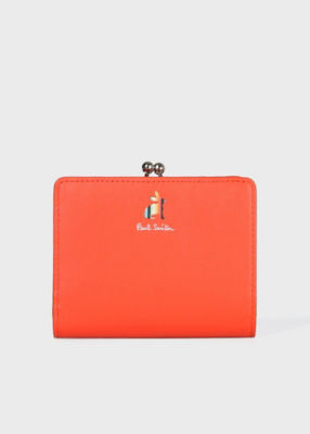 ＜Paul Smith (Women)＞マーケトリーストライプラビット　がま口２つ折り財布（８４５００９６６１０Ｗ５８４＿＿＿＿）