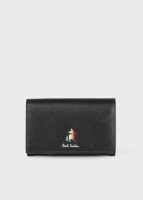 ＜Paul Smith (Women)＞マーケトリーストライプラビット　名刺入れ（８４５００９Ｗ５８２）