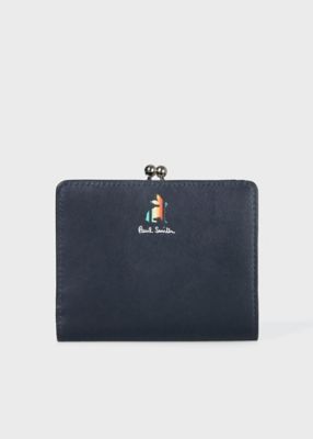 マーケトリーストライプラビット　がま口２つ折り財布（８４５００９Ｗ５８４）