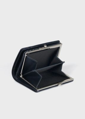 マーケトリーストライプラビット　がま口２つ折り財布（８４５００９Ｗ５８４）