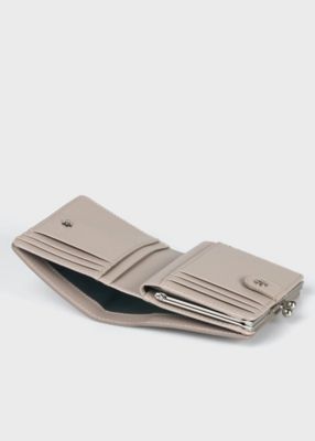 マーケトリーストライプラビット　がま口２つ折り財布（８４５００９Ｗ５８４）