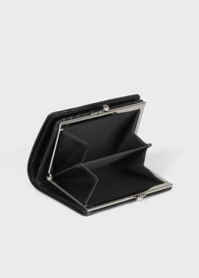 マーケトリーストライプラビット　がま口２つ折り財布（８４５００９Ｗ５８４）
