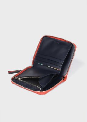 アーティストストライププラー　ラウンドジップ２つ折り財布（８４５０１１Ｗ５７２）