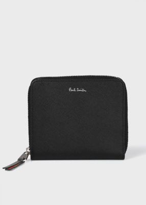 ＜Paul Smith (Women)＞アーティストストライププラー　ラウンドジップ２つ折り財布（８４５０１１Ｗ５７２）