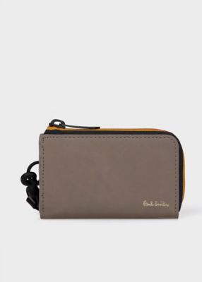 ＜Paul Smith (Men)＞ストライプジップ　ストラップ付き　　コインケース（８７３９０１Ｐ０４０）