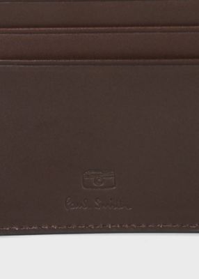paul smithポールスミス ベジタンストライプトリム 2つ折り財布 ベジタンストライプトリム 2つ折り財布（キャメル） ｜ポール