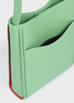 美品 ポールスミス ブランデッドカラーエッジ クロスボディバッグ レザー 黒 Paul Smith（ポールスミス）の「ブランデッドカラーエッジ