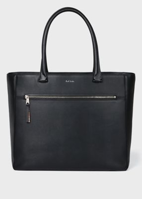 ＜Paul Smith (Men)＞ストローグレインレザー　トートバッグ（８７３９３２Ｎ５４２）