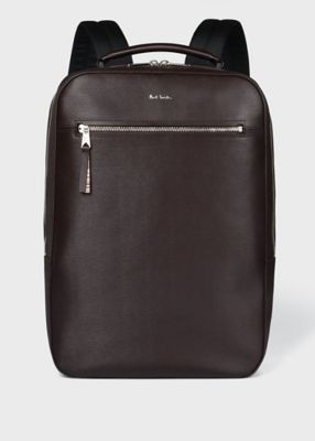 ＜Paul Smith (Men)＞ストローグレインレザー　リュック（８７３９３２Ｎ５４３）