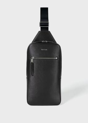＜Paul Smith (Men)＞ストローグレインレザー　ボディバッグ（８７３９３２６１２０Ｎ５４４＿＿＿＿）