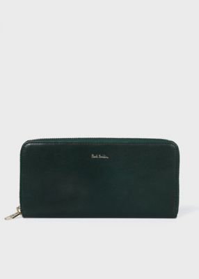 196a 新品 少訳 ポールスミス ベジタン ラウンドジップ 長財布