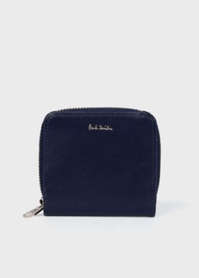 ＜Paul Smith (Men)＞ベジタン　ラウンドジップ　　２つ折り財布（８８３９０５Ｐ５２４）