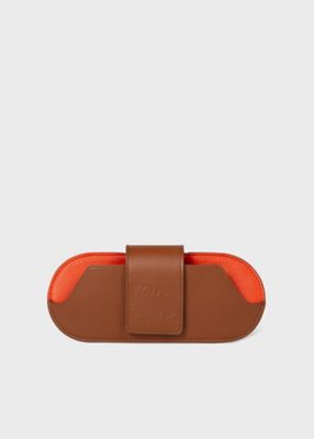＜Paul Smith (Men)＞レザー　　サングラスケース（８８３９３０Ｖ７６７）