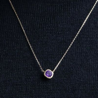 Ｒｏｕｇｈ　ｃｏｌｌｅｔ　Ｎｅｃｋｌａｃｅ　－　Ａｍｅｔｈｙｓｔ　－