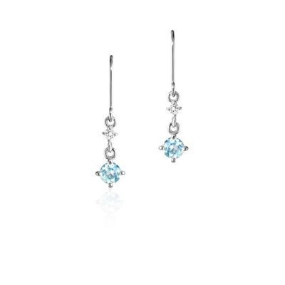 ＜４℃ (Women)＞Ｋ１０ホワイトゴールド　ピアス