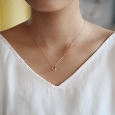 【STAR JEWELRY】ピンクゴールドネックレス　10kピンクゴールドネックレス