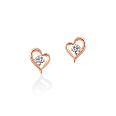 ＜４℃ (Women)＞Ｋ１０ピンクゴールド　ピアス