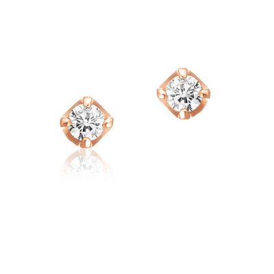 ＜４℃ (Women)＞Ｋ１０ピンクゴールド　ピアス