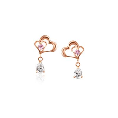 ＜４℃ (Women)＞Ｋ１０ピンクゴールド　ピアス