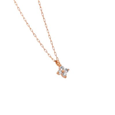 ＜４℃ (Women)＞Ｋ１０ピンクゴールド　ネックレス