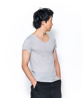 ボートネックＴシャツ　シームレスカットインナー　１１１３６４６１２１