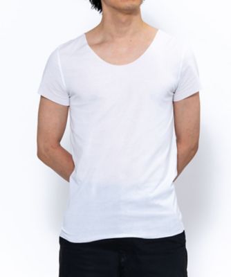 ボートネックＴシャツ　シームレスカットインナー　１１１３６４６１２１