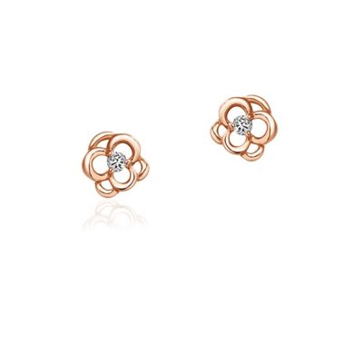 ＜４℃ (Women)＞Ｋ１０ピンクゴールド　ピアス