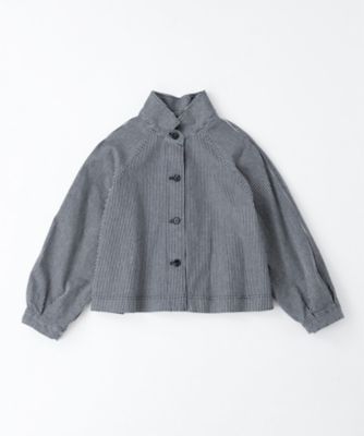 マハジャケット・B ヒッコリー素材のショート丈ジャケット | BASCO