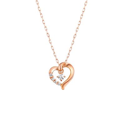 ＜４℃ (Women)＞Ｋ１０ピンクゴールド　ネックレス