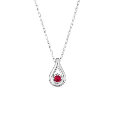 ＜４℃ (Women)＞Ｋ１０ホワイトゴールド　ネックレス