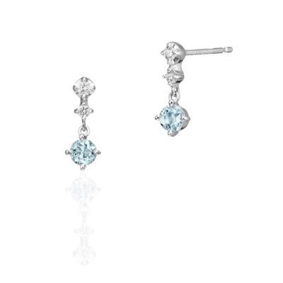 ＜４℃ (Women)＞Ｋ１８ホワイトゴールド　ピアス